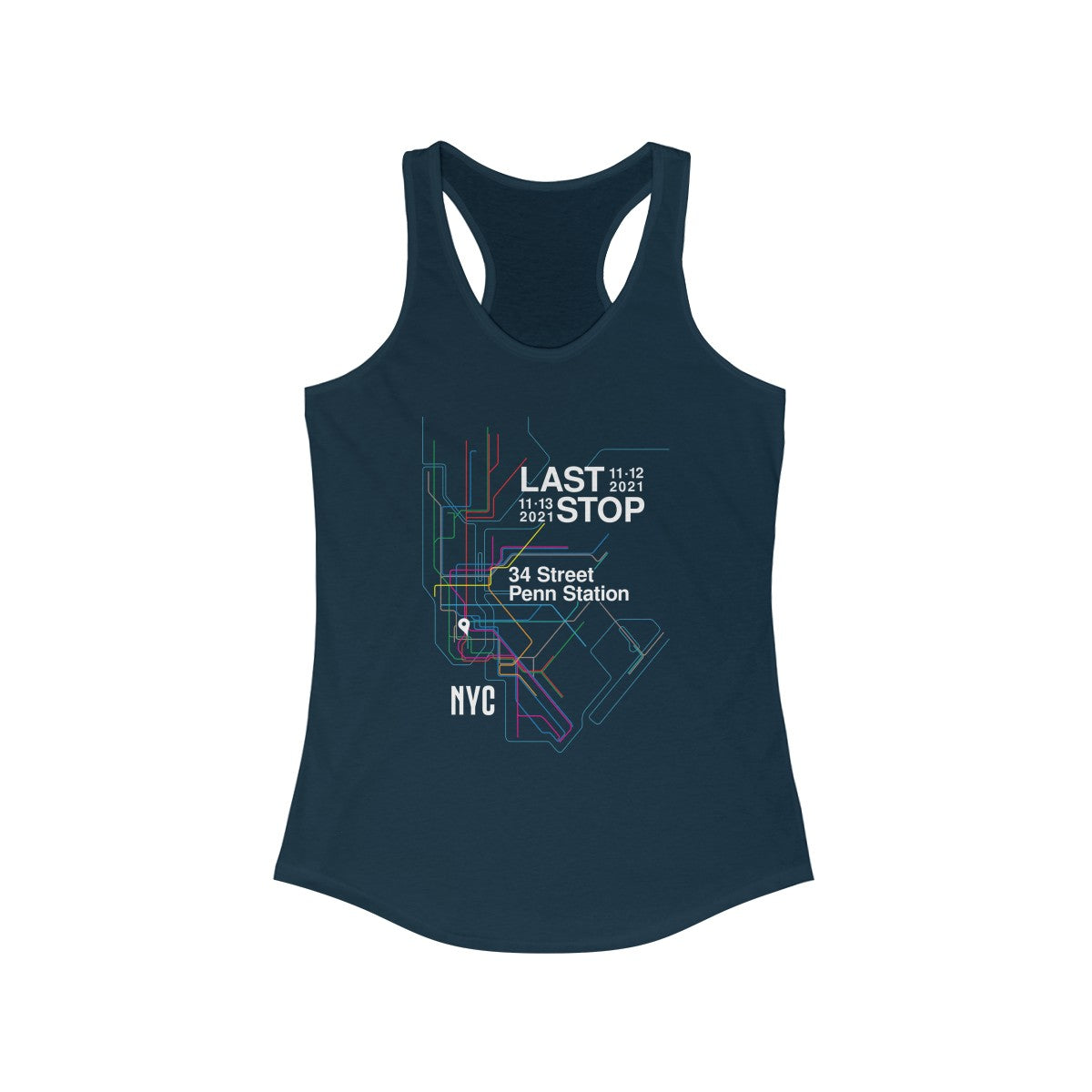 Subway Lines MSG 2021 Tank Top