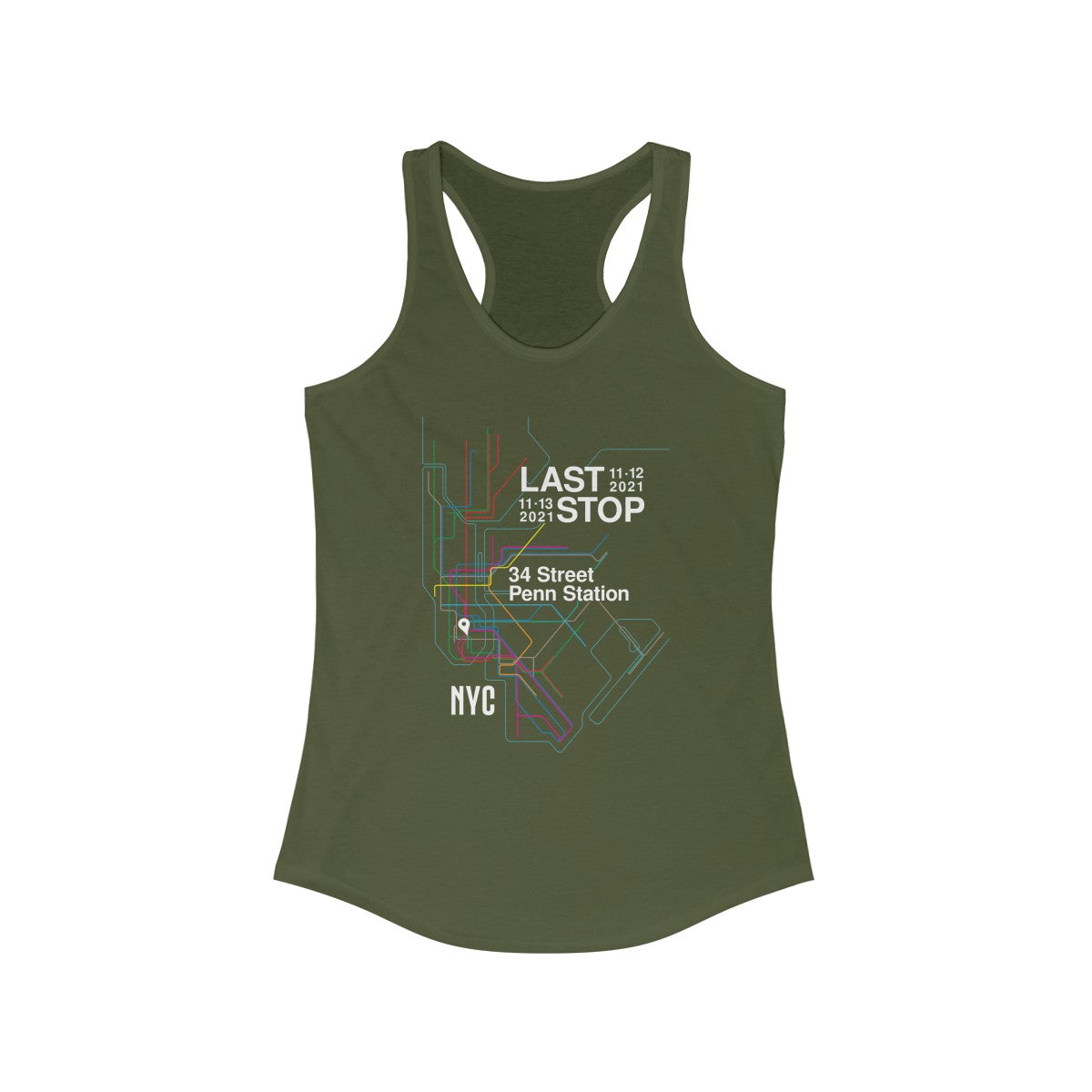 Subway Lines MSG 2021 Tank Top