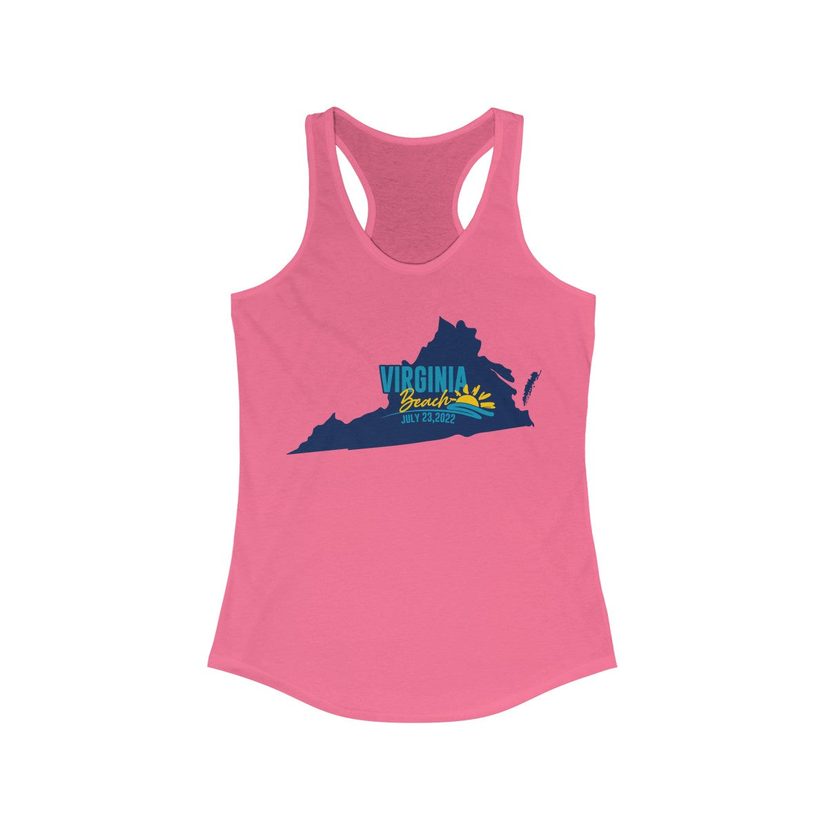 Virginia Beach 2022 Racerback Women's Tank w/set list