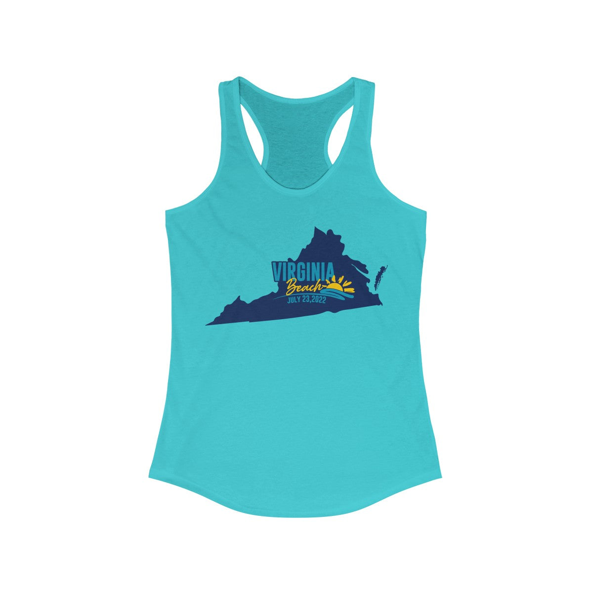 Virginia Beach 2022 Racerback Women's Tank w/set list