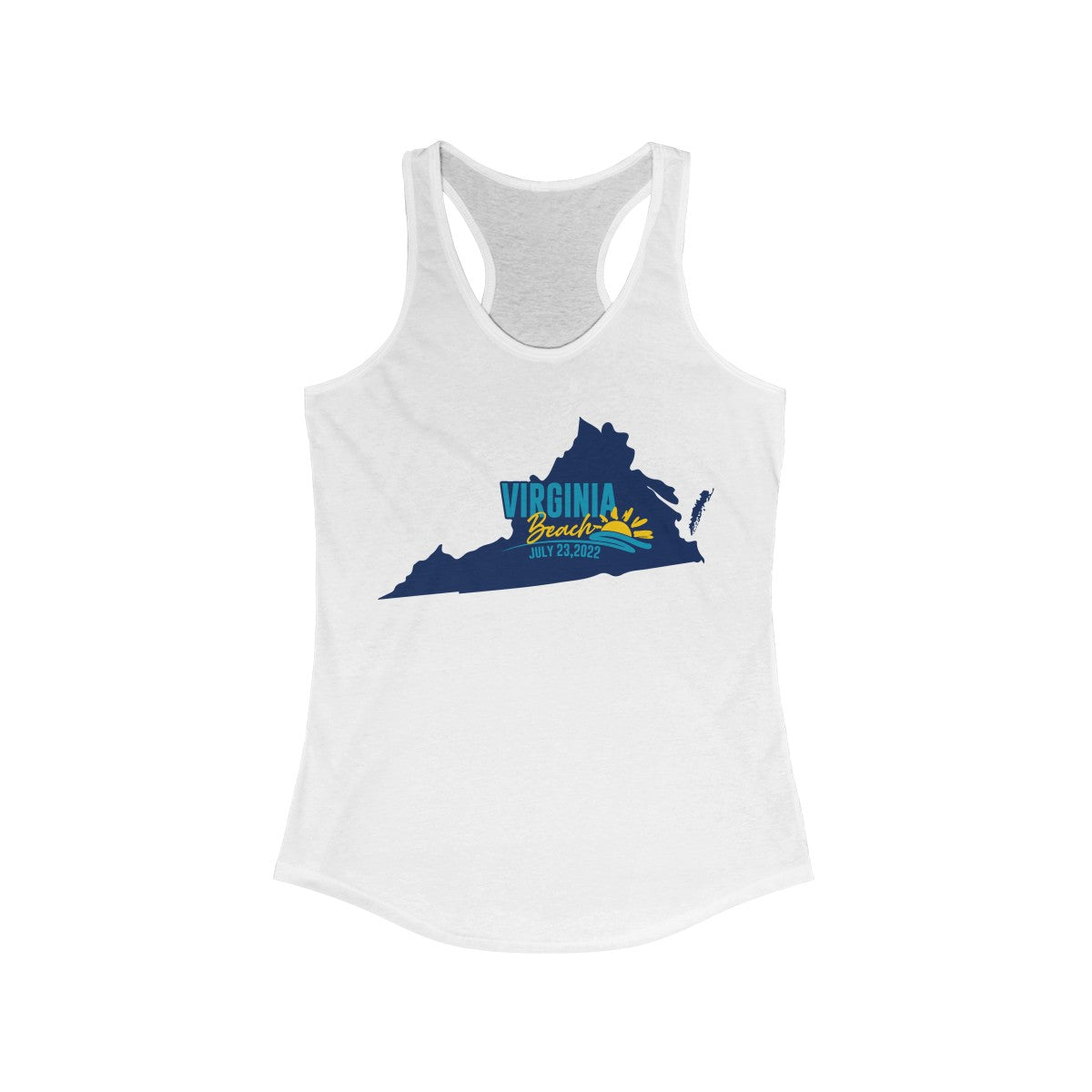 Virginia Beach 2022 Racerback Women's Tank w/set list