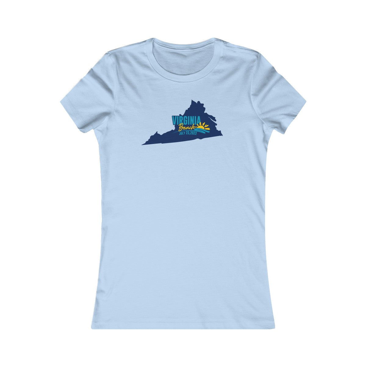 Virginia Beach 2022 Woman's Fitted Tee w/set list