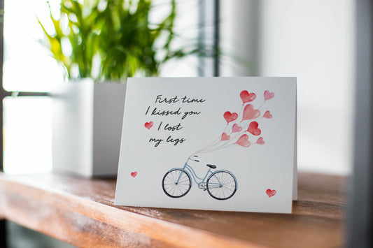 Lost My Legs Valentine's Day Card