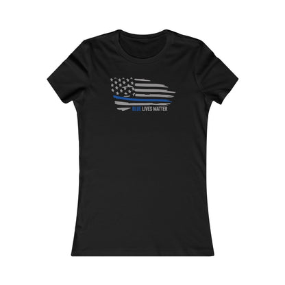 Blue Lives Matter Women's Cut