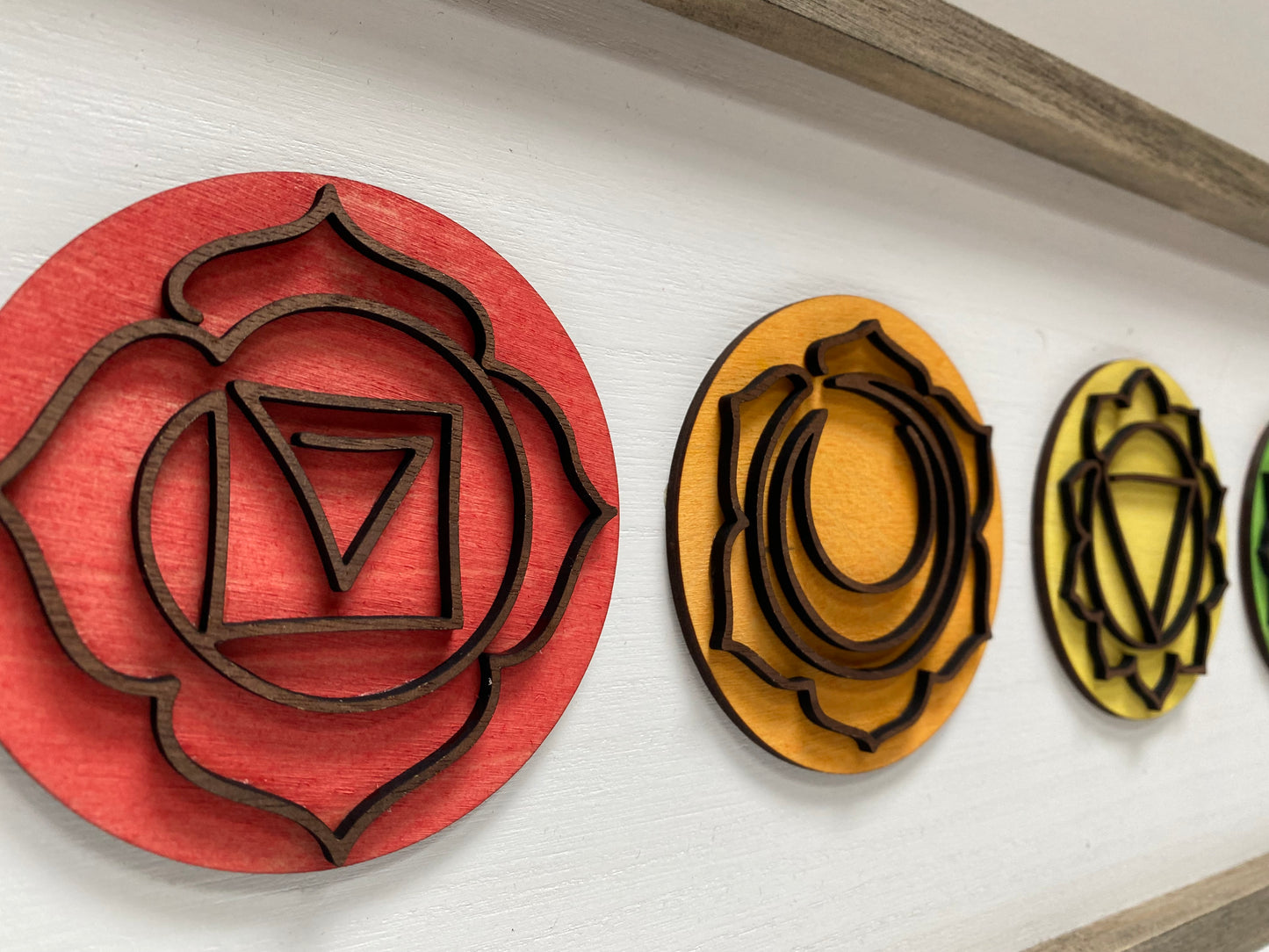 The Seven, Chakras Wood Wall Art