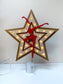 Light Up Wood Tree Topper