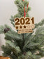 2021 Only Gets 3 Stars Wood Ornament