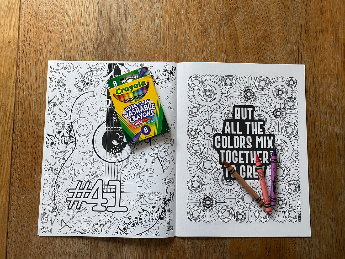 All the Colors Mix Together Coloring Book Volume 1