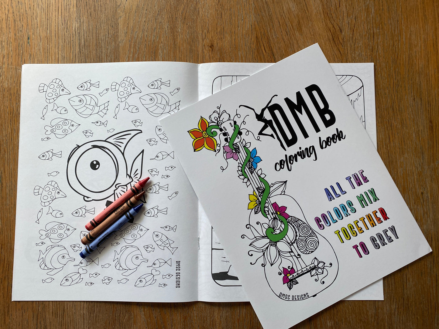 All the Colors Mix Together Coloring Book Volume 1