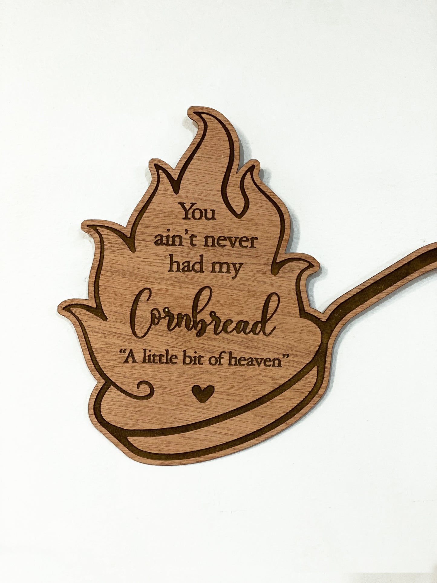 Kitchen Series Cornbread  Wood Wall Art