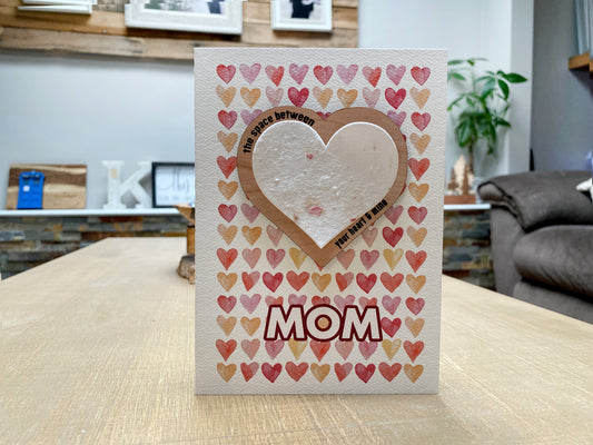 Mothers Day Plantable Seed Card ( Space Between)