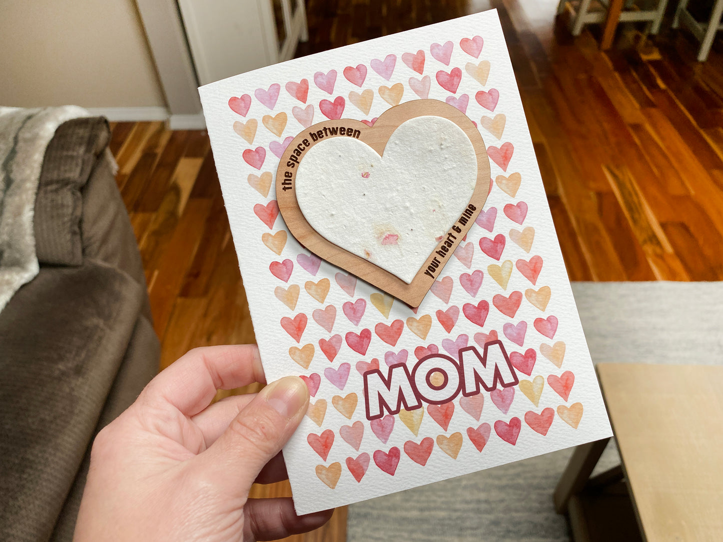 Mothers Day Plantable Seed Card ( Space Between)