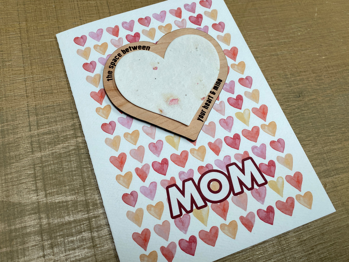 Mothers Day Plantable Seed Card ( Space Between)