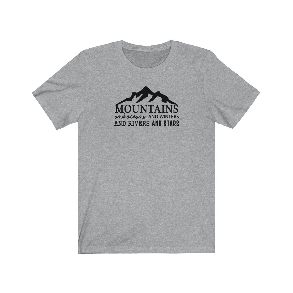 Mountains and Oceans Graphic Tee