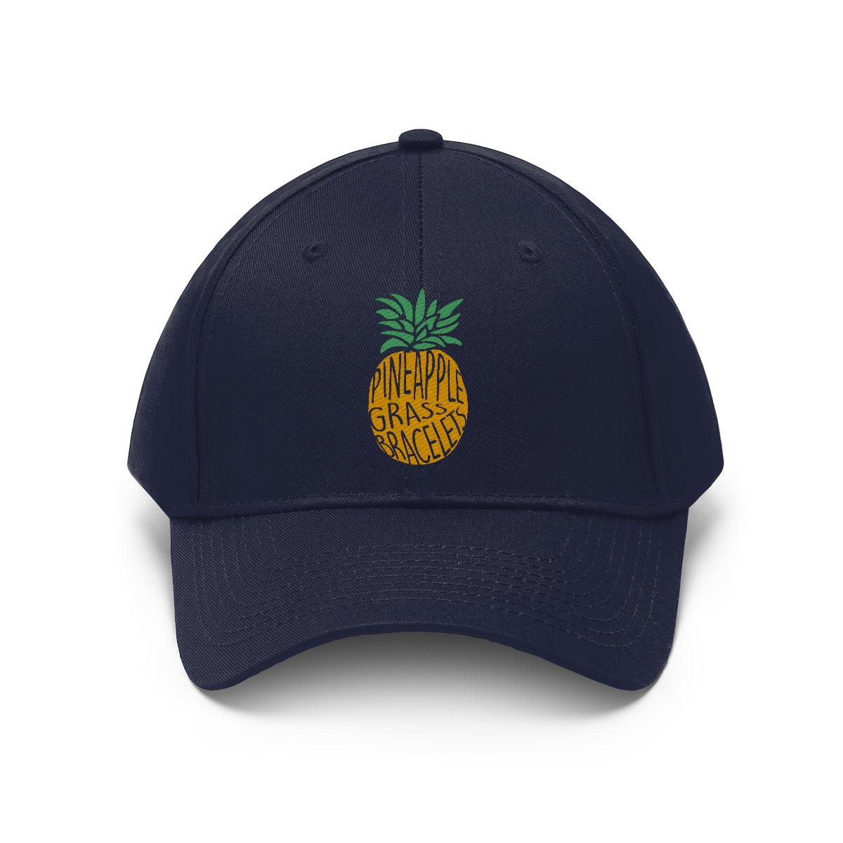 Embroidered Pineapple grass bracelets Ball Cap