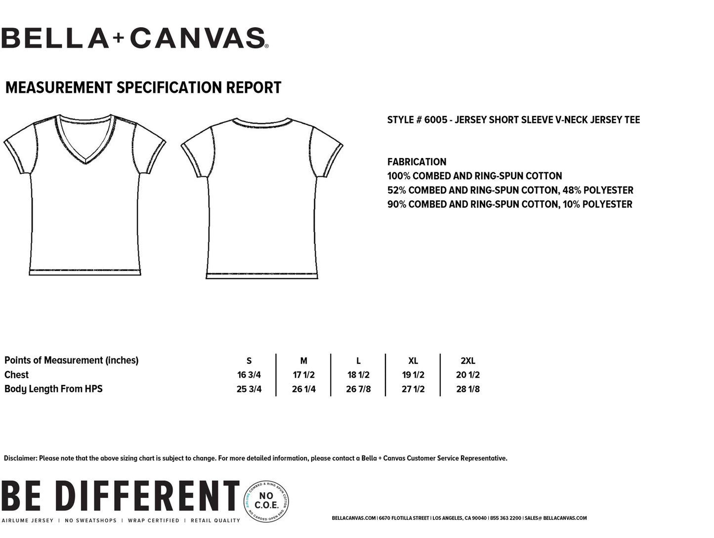 Build your own Women's V-Neck Tee (Bella + Canvas)