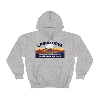 Gorge Labor Dave Mountains Hoodie 2023 w/set list