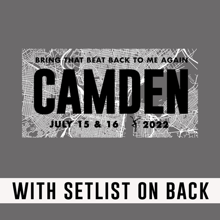 Camden Map 2022  W/SET LIST