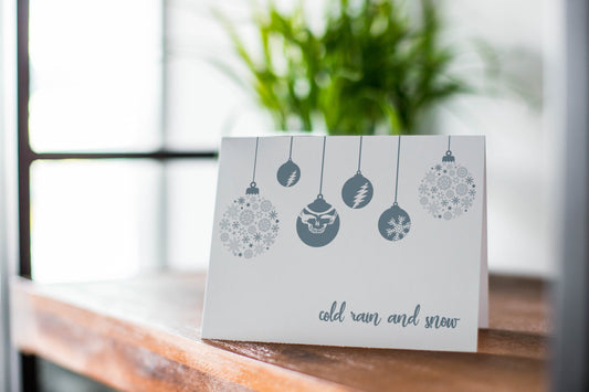 Cold Rain & Snow 5x7 Holiday Card Bundle 6 Pack