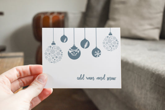 Cold Rain & Snow 5x7 Holiday Card Bundle 6 Pack