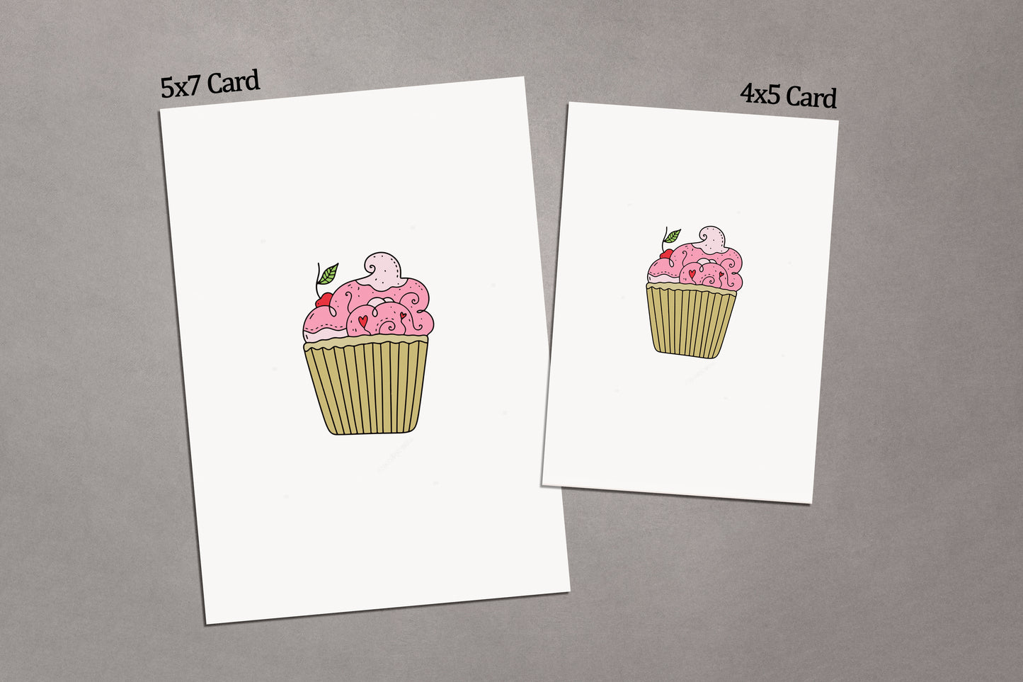 Cup Cake Love Greeting Card