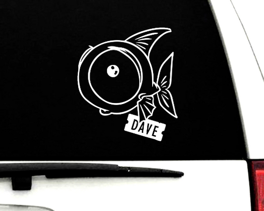 Big Eyed Fish Vinyl Decal