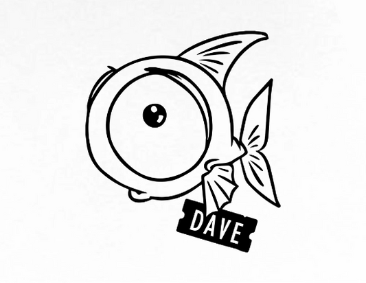 Big Eyed Fish Vinyl Decal