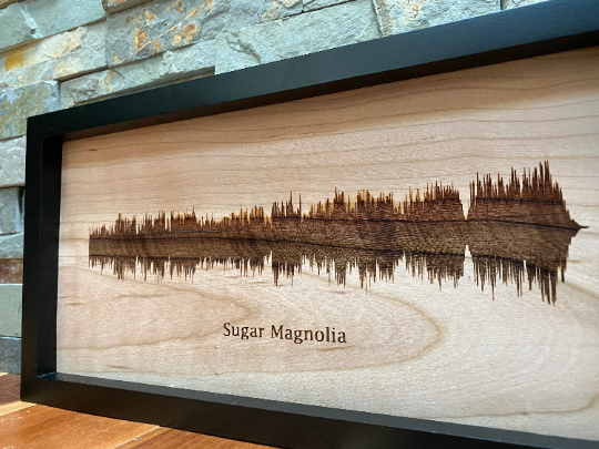 Sugar Magnolia, Sound Wave, Wall Art, Dead Inspired