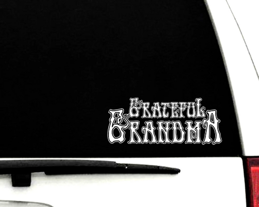 Grateful Grandma Vinyl Decal