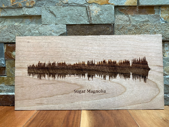 Sugar Magnolia, Sound Wave, Wall Art, Dead Inspired