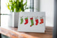 Personalized Stocking Christmas 5x7 Holiday 6 Card Packs (3-6 names available)