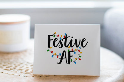 Festive AF 5x7 Holiday Card Bundle 6 Pack