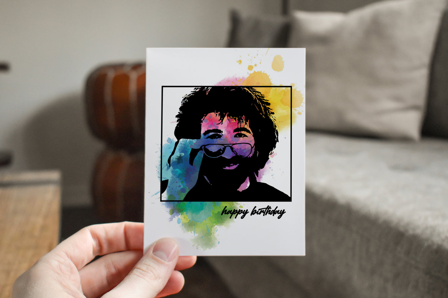 Jerry Water Color Greeting Card