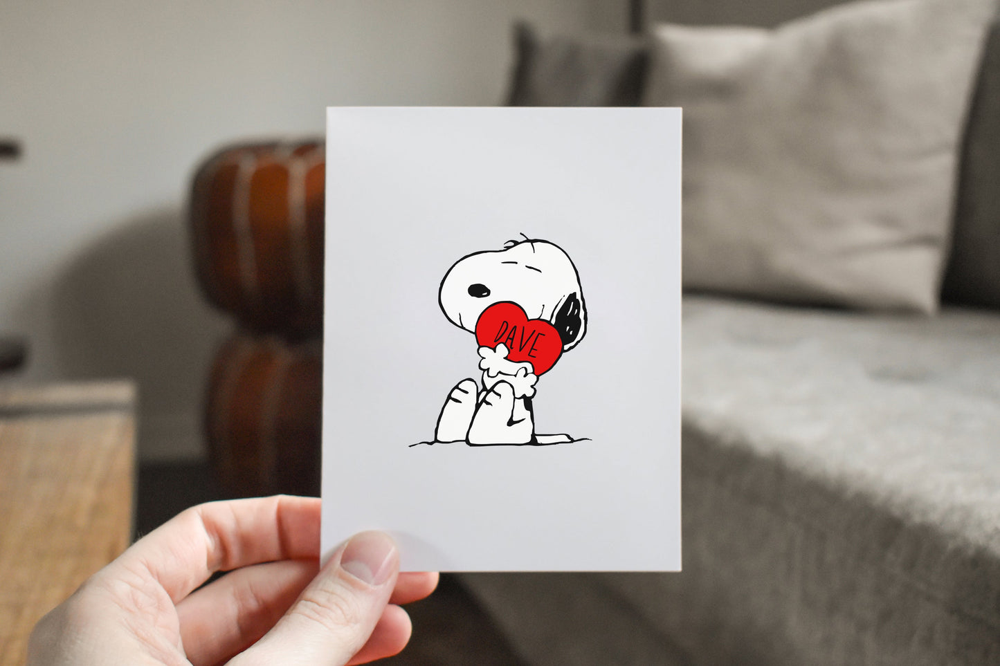 Bundle of 4 Snoopy Love Valentines Day Card