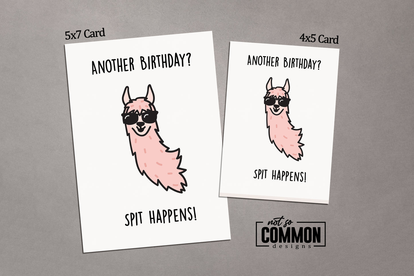 Spit Happens Greeting Card