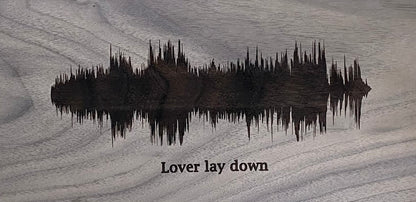 Lover Lay Down, Sound Wave, Wall Art