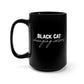 Black Cat double sided mug