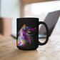 Black Cat double sided mug