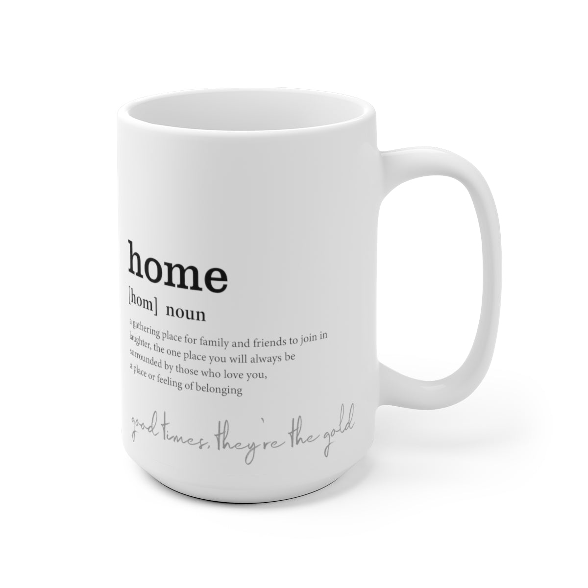 Home Definition double sided mug