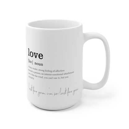 Love Definition double sided mug